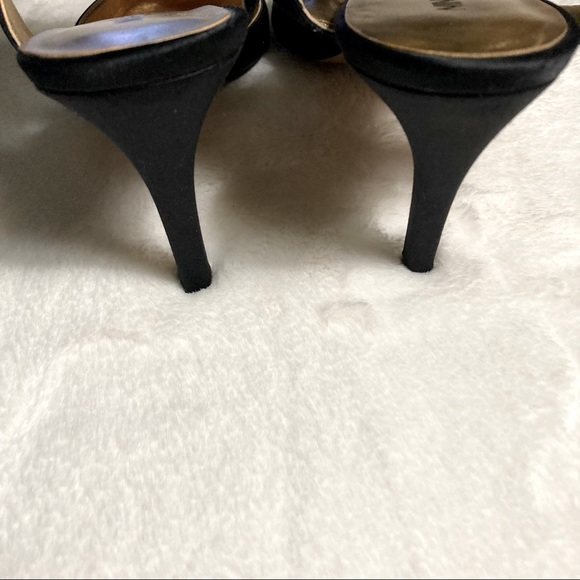 Nine West Black Satin Heels - Picture 14 of 15